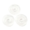 Natural Quartz Crystal Pendants, Donut/Pi Disc, Donut Width: 15.5~16mm, 39~40x6~7mm, Hole: 8mm