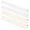 UNICRAFTALE 12pcs 50cm Golden & Stainless Steel Color Cable Chain Stainless Steel Cable Chains 1.5mm Wide Necklace Chain with Lobster Claw Clasps for DIY Jewelry Necklace Making