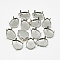 Non-Tarnish 201 Stainless Steel Sew on Prong Settings, Claw Settings for Pointed Back Rhinestone, Drop, Stainless Steel Color, Tray: 14x10mm, 13x9.5x5.5mm, Hole: 1mm