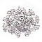 Tarnish Resistant 201 Stainless Steel Links connectors, Heart to Heart, Stainless Steel Color, 12x6x0.8mm, Hole: 1mm
