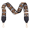 DICOSMETIC 1 Piece Bag Strap Replacement 91-149cm Adjustable Polyester Shoulder Strap Chocolate Bag Straps with Alloy Swivel Clasp Bohemian Webbing Bag Straps for Handbag Crossbody Bags