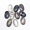 Natural Fluorite Pendants, Oval, 31x18~20x5~6mm, Hole: 2mm