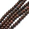 Natural Phlogopite Beads Strands, Round, 8mm, Hole: 1.2mm, about 51pcs/strand, 15.75''(40cm)
