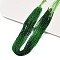 Transparent Gradient Color Glass Beads Strands, Segmented Multi-color Beads, Faceted Round, Dark Green, 2mm, Hole: 0.5mm, about 160~178pcs/strand, 13.58 ~14.17 inch(34.5~36cm)