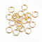 304 Stainless Steel Open Jump Rings, Golden, 20 Gauge, 5x0.8mm, Inner Diameter: 3.5mm, about 200pcs/10g