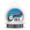 3 Strands Copper Craft Wire, Long-Lasting Plated, Twisted Round, Gunmetal, 0.3mm, about 80m/roll