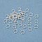 304 Stainless Steel Split Rings, Double Loops Jump Rings, Silver, 5x1mm, Inner Diameter: 3.8mm, Single Wire: 0.5mm