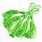 Polyester Tassel Decorations, Pendant Decorations, Lawn Green, 130x6mm, Tassel: 70~90mm