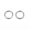 Tarnish Resistant 304 Stainless Steel Jump Rings, Open Jump Rings, Stainless Steel Color, 12x1.2mm, Inner Diameter: 9.6mm