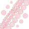 OLYCRAFT about 201~205pcs Natural Rose Quartz Beads 4mm/6mm/8mm Natural Indian Agate Beads Natural Smooth Spacer Beads Energy Stone Beads for Bracelet Necklace Jewelry Making - 0.1mm/1mm Hole
