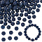 100Pcs Polymer Clay Rhinestone Beads, Round, Montana, 12mm