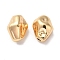 Brass Beads, Cadmium Free & Nickel Free & Lead Free, Nuggets, Real 18K Gold Plated, 7x5x4mm, Hole: 0.9mm