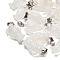 Natural Quartz Crystal Pendants, with 201 Stainless Steel Finding, Angel, 24~25x15~16x7~8mm, Hole: 5x7mm