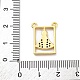 Латунные микро проложить кубического циркония подвески KK-U066-21A-G-3