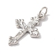 Подвески из латуни и кубического циркония KK-L216-054P-02-2