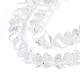 Гальванизируйте прозрачное стекло бисер нитей GLAA-N021-4mm-11-3