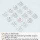 16 шт. 4 подвески из нержавеющей стали 201 STAS-UN0024-96-5