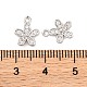 Латунные микропаве прозрачные подвески с фианитом KK-S389-12P-3