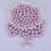 Круглые силиконовые фокусные бусины SI-JX0046A-136