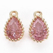 Подвески из латуни с инкрустацией кубическим цирконием KK-S356-771K
