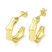 Бамбуковые серьги-гвоздики EJEW-G373-07G
