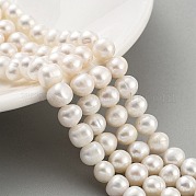Нити из натурального культивированного пресноводного жемчуга PEAR-C003-18E