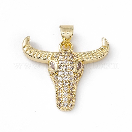 Латунные микро проложить кубического циркония подвески KK-I692-06G-04-1