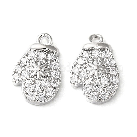 Латунные микро проложить кубического циркония подвески KK-F862-06P-1