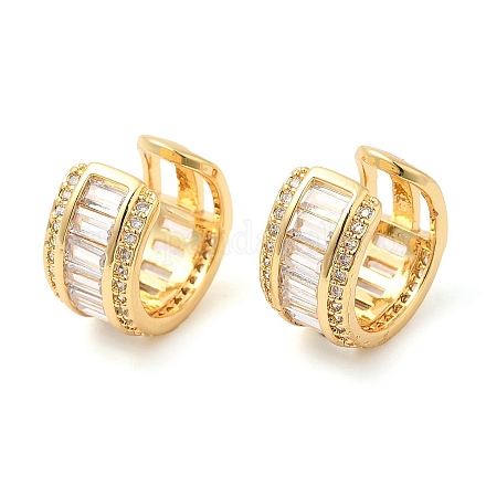 Серьги-манжеты с цирконием EJEW-K251-08G-1