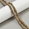 Natural Rudraksha Bodhi Seed Beads Strand, Mala Prayer Beads, Buddha Beads, Disc, Dark Khaki, 6x3.5~4mm, Hole: 1mm, about 169pcs/strand, 24.80''(63cm)