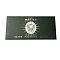 Suede Fabric Square Silver Polishing Cloth, Jewelry Cleaning Cloth, 925 Sterling Silver Anti-Tarnish Cleaner, Aquamarine, 170x170x2mm