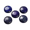 Dyed Natural Lapis Lazuli Cabochons, Flat Round, 27~28x6~8mm