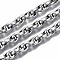Tarnish Resistant 304 Stainless Steel Rope Chains, with Spool, Unwelded, Stainless Steel Color, 14x10.7x3.5mm, about 16.4 Feet(5m)/roll