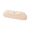 Dustproof Silicone Makeup Brush Bag, Portable Travel Makeup Storage Bag, Bisque, 23x17.5x8.5cm