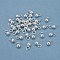 201 Stainless Steel Pendant End Piece, Silver, 6x3mm, Hole: 1.5mm