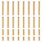 32Pcs 4 Style Ion Plating(IP) 304 Stainless Steel Tube Beads, Golden, 10~25x3mm, Hole: 2mm, 8pcs/style