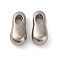 Rack Plating Alloy Pendants, Shoes Charms, Platinum, 10x4.5x3.5mm, Hole: 3x2mm
