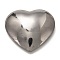 Non-Tarnish 304 Stainless Steel Cabochons, Heart, Stainless Steel Color, 25.5x29x5.5mm