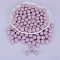 Round Silicone Focal Beads, Lavender, 15mm, Hole: 2mm