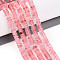Cherry Quartz Glass Beads Strands, Faceted, Rondelle, 5x2mm, Hole: 0.8mm, about 174~177pcs/strand, 15.35~15.55''(39~39.5cm)