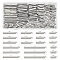 PH PandaHall 280PCS Slide on End Clasp Tubes, 7 Size Slider End Caps Slide Tube End Bar Beading Tubes Bar Buckle Clasps for Multi-strand Necklace Bracelet Jewelry Making (10/13/16/20/25/30/40mm)