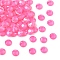 Preciosa® MAXIMA Crystal No Hotfix Flatback Stones, Czech Crystal, Lacquer Foiling, Round(438 11 615 Chaton Rose), 00030 475 Crystal Neon Pink, SS10(2.7~2.9mm)