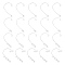 UNICRAFTALE 120Pcs 4 Style DIY Ear Cuff 316 Stainless Steel Ear Wrap Earrings 2~6 Loop DIY Earring for Non-Pierced Ears 55~59mm Ear Cler DIY Earrings Making 4mm Hole Cuff Earrings for Women