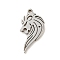 Non-Tarnish 201 Stainless Steel Pendants, Laser Cut, Lion, Stainless Steel Color, 16.5x8x1mm, Hole: 1.2mm, 5pcs/bag