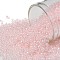 TOHO Round Seed Beads, Japanese Seed Beads, (145L) Ceylon Soft Pink, 11/0, 2.2mm, Hole: 0.8mm, about 1111pcs/bottle, 10g/bottle