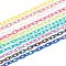 SUPERFINDINGS 20 Strands 10 Colors Acrylic Cable Chains AB Color 19.68 inch Plastic Rolo Cable Chains Curb Chain Links for Glasses Lanyard Chains Jewelry Making