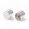 201 Stainless Steel Cord Ends, End Caps, Column, Silver, 10x11mm, Inner Diameter: 10mm