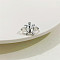 Brass Cuff Toe Rings, Platinum, Turtle, Inner Diameter: Adjustable