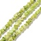 Natural Calcite Beads Strands, Dyed, Triangle, Green Yellow, 5.5x6x3.5mm, Hole: 0.8mm, about 81pcs/strand, 15.94 inch(40.5cm)