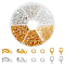 PH PandaHall Golden Silver Jewelry Making Accessories Set 160pcs Lobster Claw Clasps 200pcs End Bead Tips 200pcs 4mm Open Jump Rings for DIY Jewelry Necklace Bracelet Making